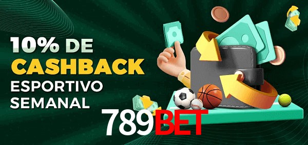 10% de bônus de cashback na 789Bet